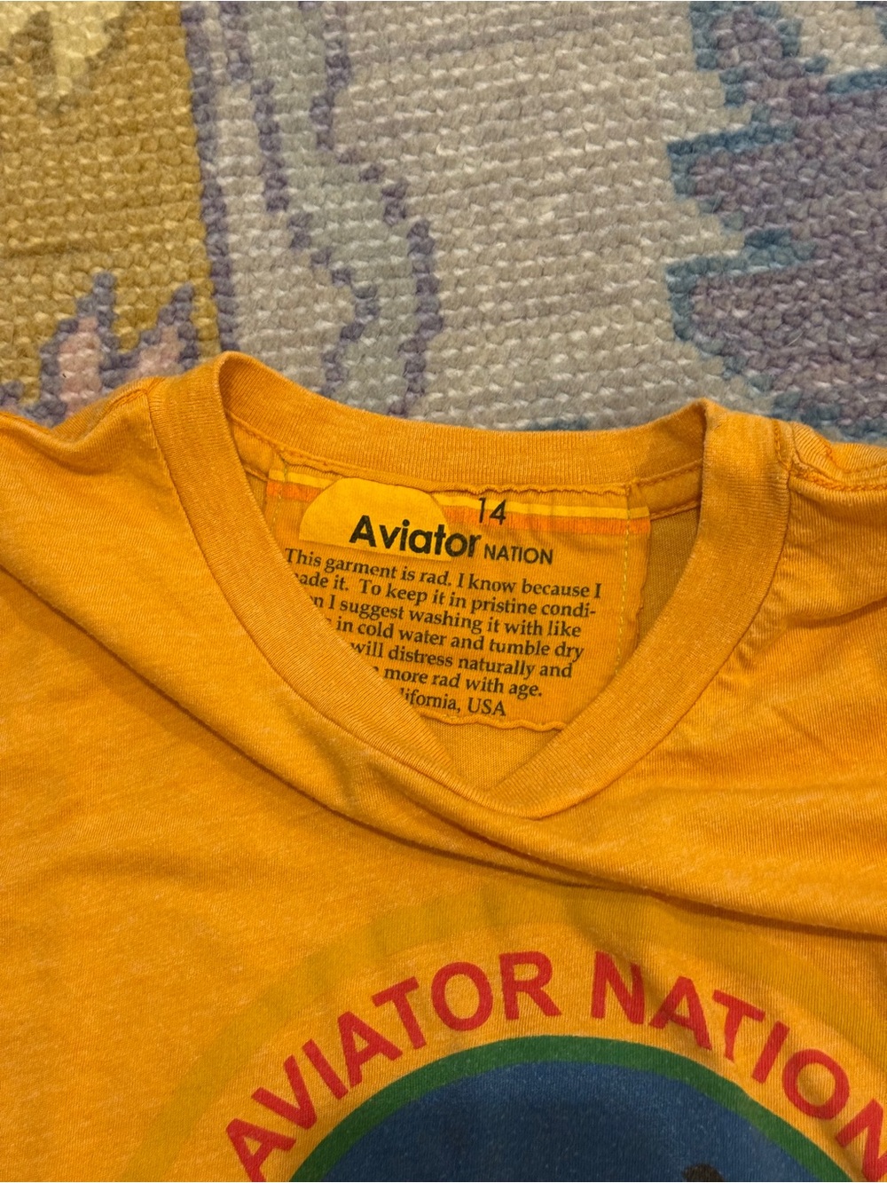 3 Aviator Nation Kids Tees - size 14 - Picture 5 of 7